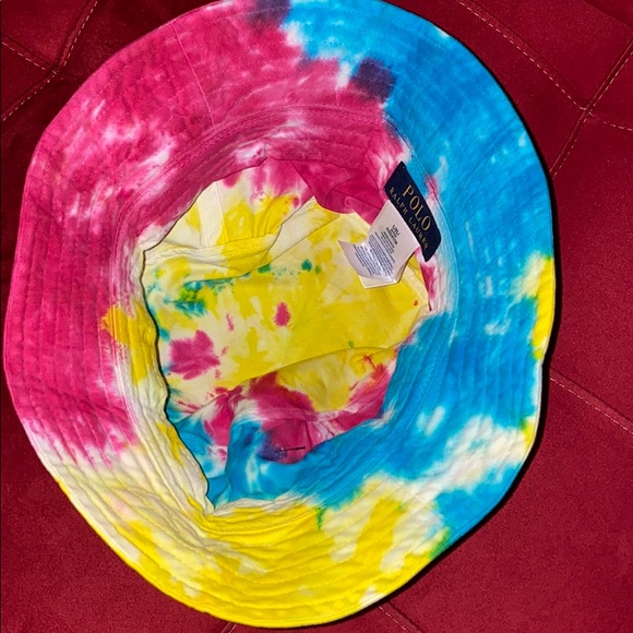 Mens POLO RL TIE DYE CHINO BUCKET HAT - Picture 5 of 5